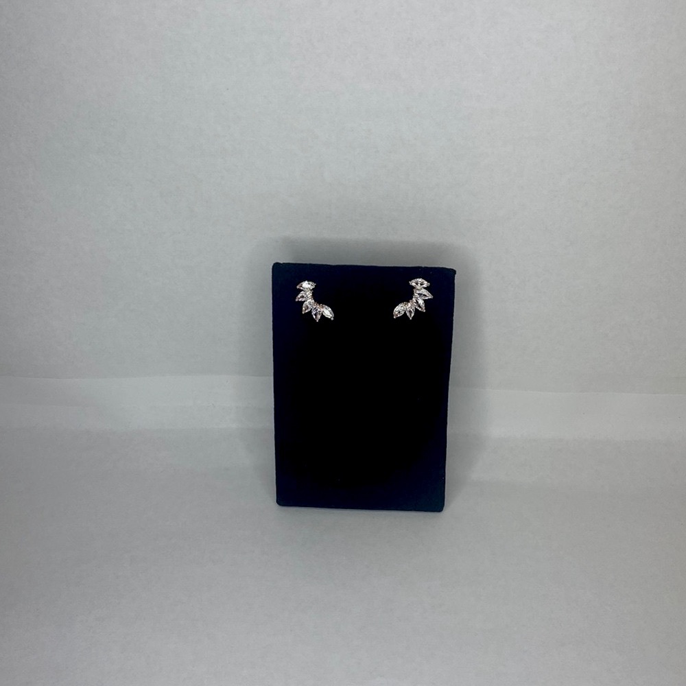 Kelly & Katie Cubic Zirconia Rose Gold Earrings